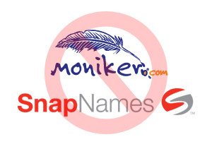 Moniker and SnapNames are not with Oversee. 
