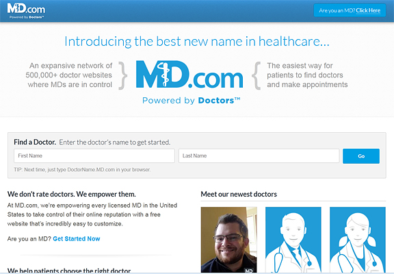 MD.com was just launched. 