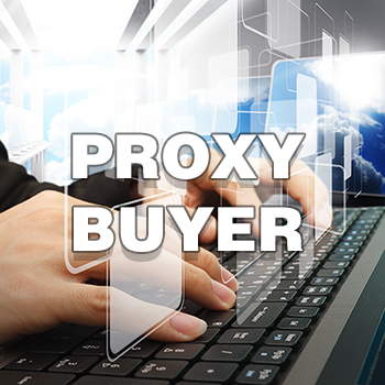 Proxy buyers inquire on behalf of companies or wealthy individuals.