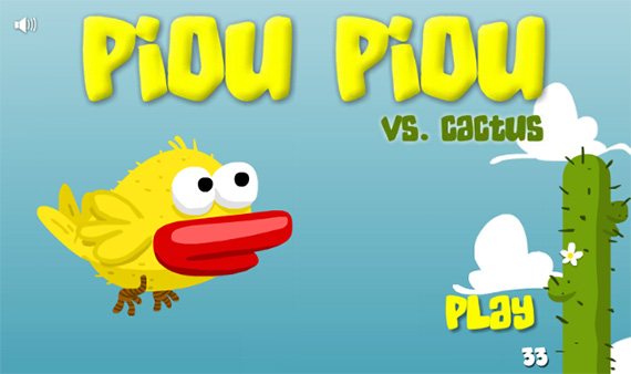 Piou Piou, a French game that Flappy Bird appears to have copied. 