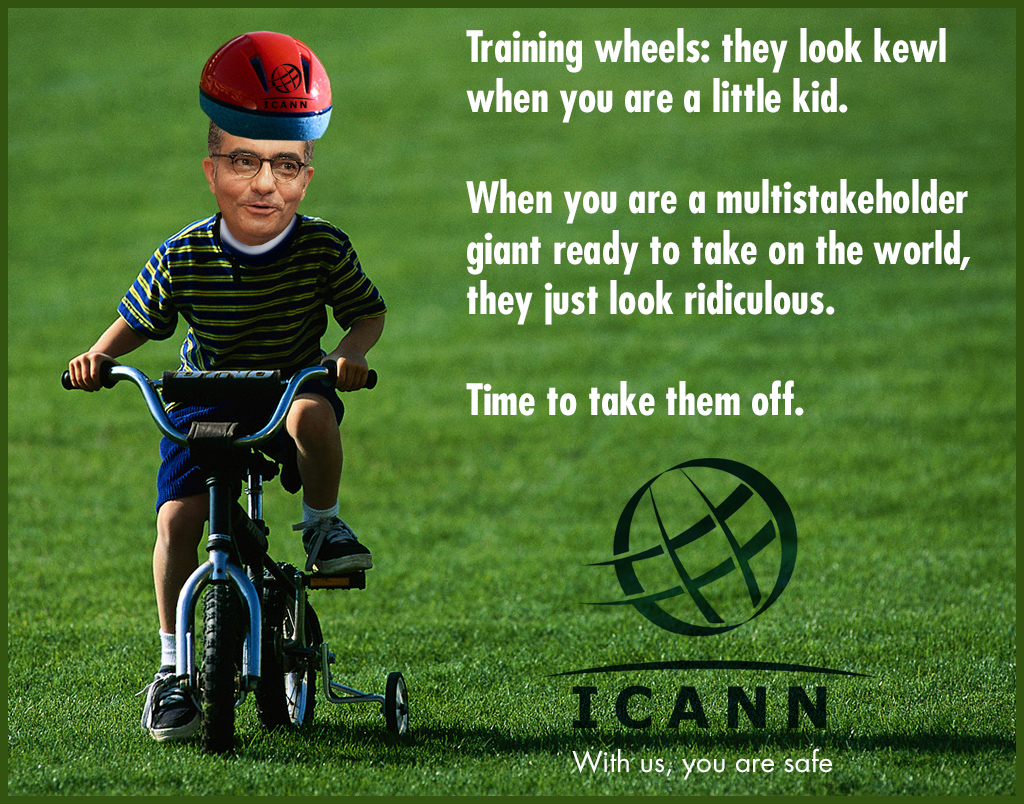 ICANN: The training wheels must come off - CLICK image to enlarge.