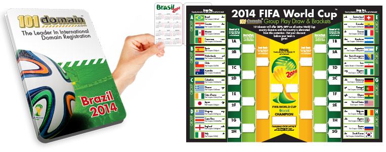 Starting soon: World Cup soccer in Brazil. 