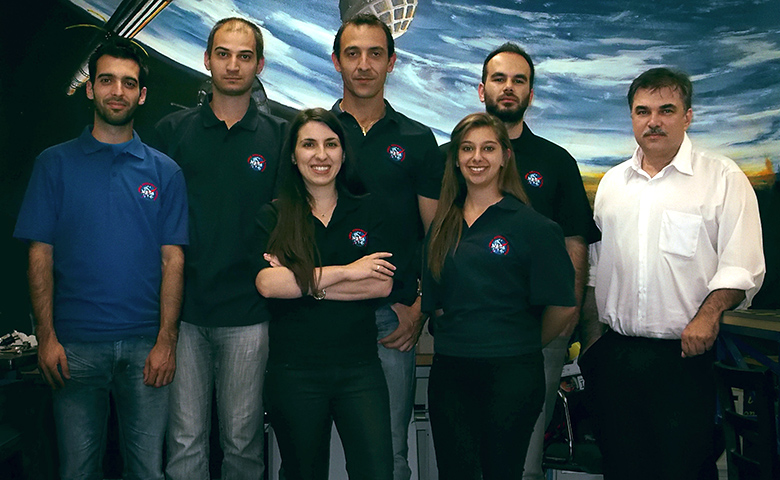 The Lambda Sat Team of Greek engineers. 