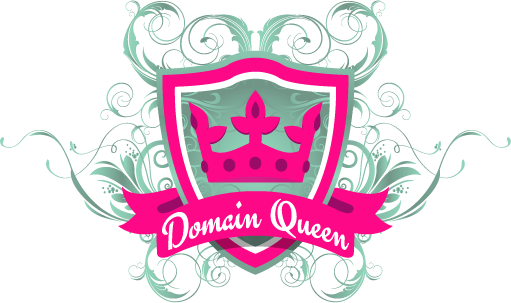 DomainQueen and her royal  logo.