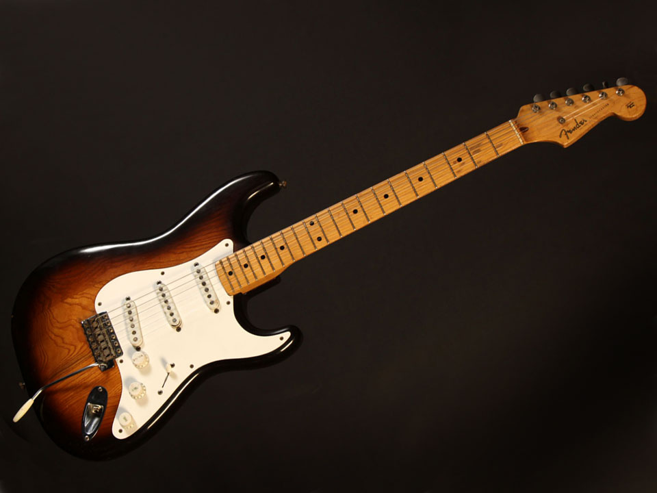 A 1954 Fender Stratocaster guitars recently sold by Guitars.com
