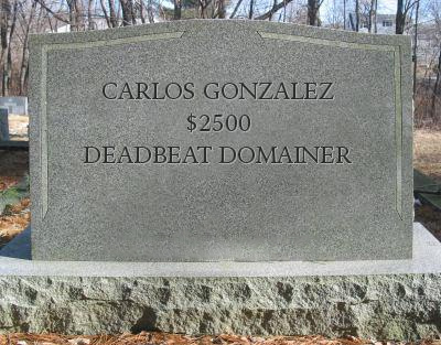Carlos Gonzales - Did not complete the sale.