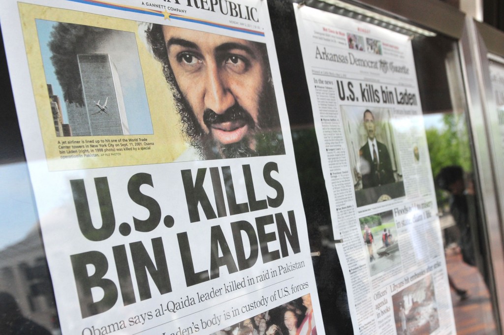 Osama Bin Laden's death in 2011.