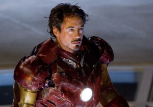 Robert Downey Jr. type-cast as the "Iron Man". 