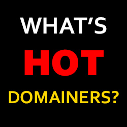 What's Hot, Domainers?