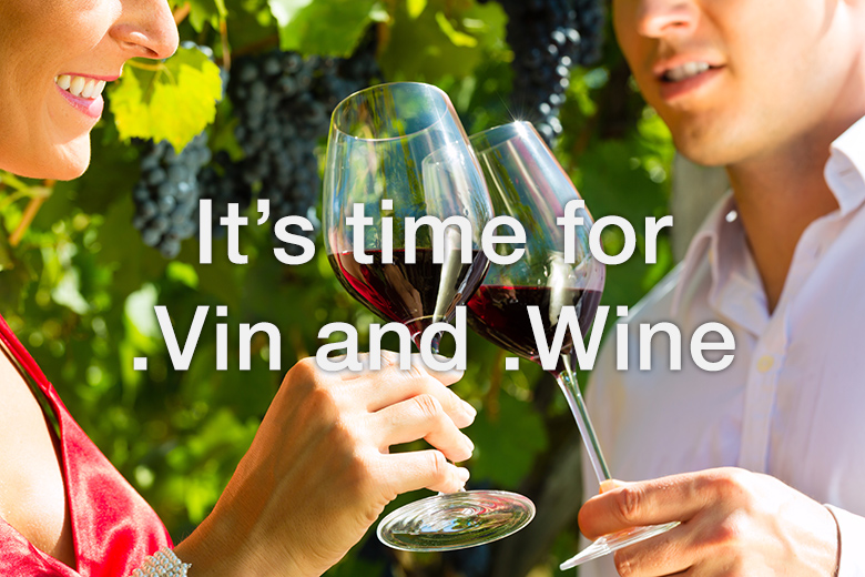 .Wine and .Vin gTLDs are now available to register.