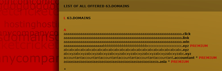 Get some ultra-long domains!