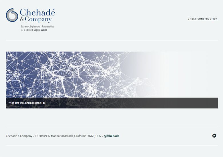 Chehade.Company - the upcoming web site of the former ICANN CEO.