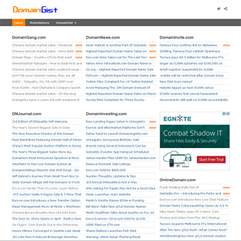Namegist.com - A new domain news aggregator. 