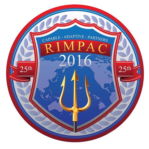 RIMPAC 2016 - China will participate. 