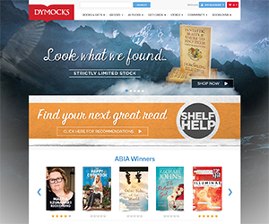 Dymocks.com.au website. 