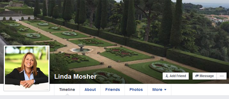 Linda Mosher on Facebook. 