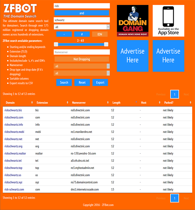 The new ZFBot.com web site. 