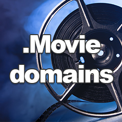 Dot .Movie domain names.