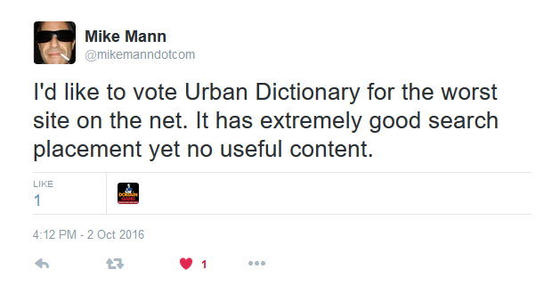 Mike Mann on Twitter.