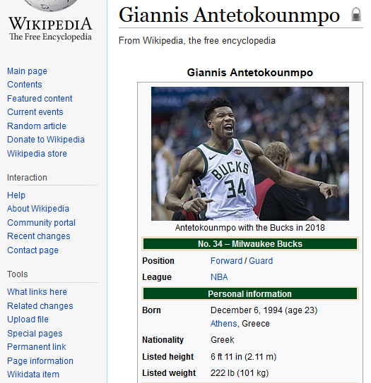 Giannis Antetokounmpo - Wikipedia