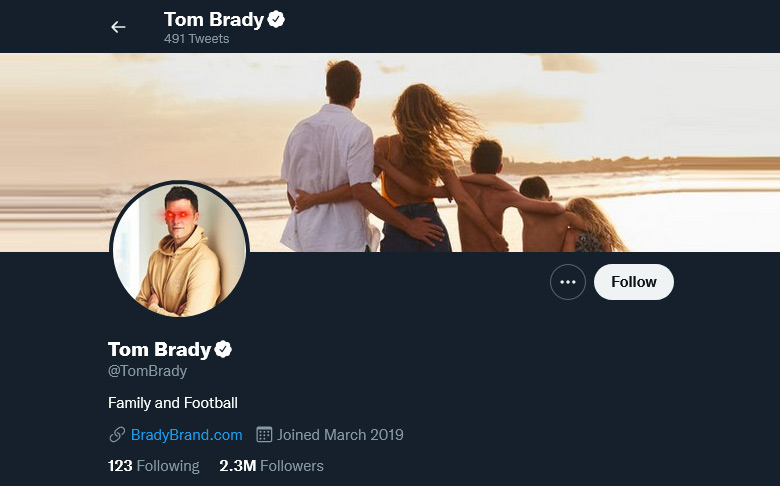 tom brady website