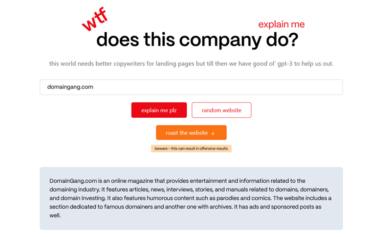AI-driven: WTF Does This Company Do? – DomainGang ...